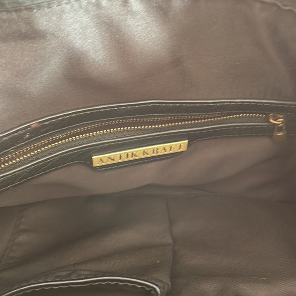 Antik Kraft leather boho bag with adjustable strap - Picture 14 of 15